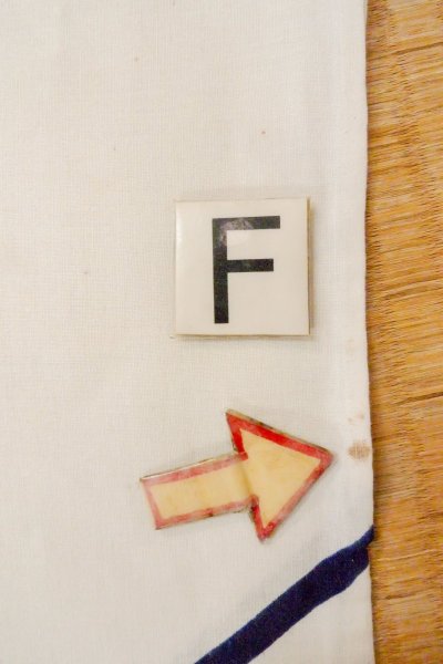 画像19: O0718Z 女性用浴衣(日本製)  綿 白, 線 【中古】【USED】【リサイクル】 ★★☆☆☆【O0718Z】 (19)