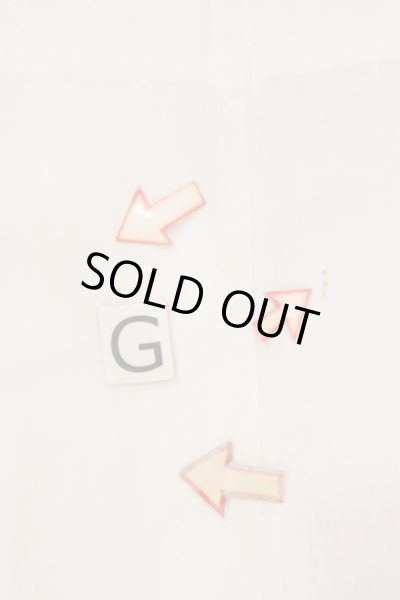 画像20: O0718Z 女性用浴衣（日本製）  綿 白, 線 【中古】【USED】【リサイクル】 ★★☆☆☆【O0718Z】 (20)