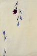 画像4: O0719A 女性用注染浴衣  綿 アイボリー, 花 【中古】【USED】【リサイクル】 ★☆☆☆☆【O0719A】 (4)