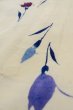 画像10: O0719A 女性用注染浴衣  綿 アイボリー, 花 【中古】【USED】【リサイクル】 ★☆☆☆☆【O0719A】 (10)