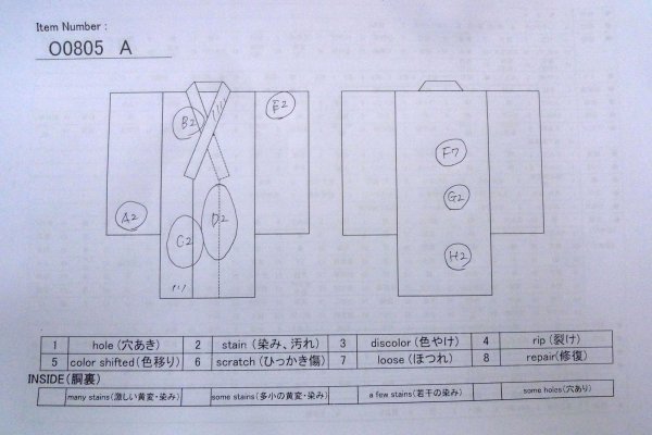 画像10: O0805A 女性用喪服  シルク（正絹） 黒,  【中古】【USED】【リサイクル】 ★★☆☆☆【O0805A】 (10)