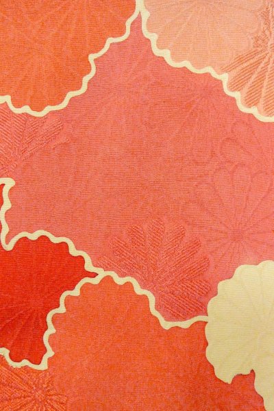 画像6: O0805E 女性用羽織  シルク（正絹） アイボリー, 雲 【中古】【USED】【リサイクル】 ★★★☆☆【O0805E】 (6)