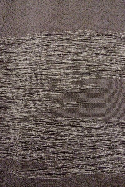 画像7: O0805F 女性用羽織  シルク（正絹） 灰色, 線 【中古】【USED】【リサイクル】 ★★★☆☆【O0805F】 (7)