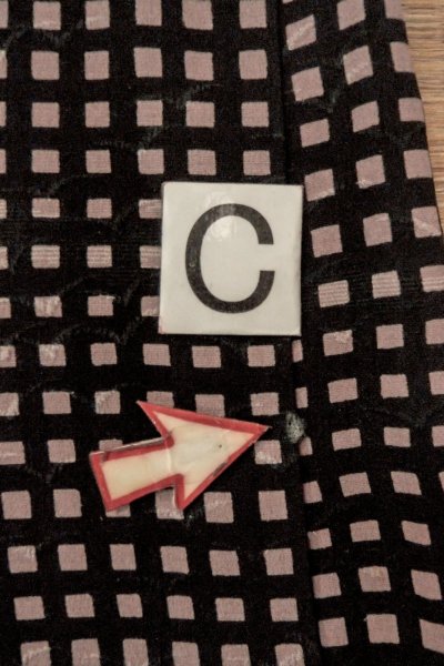 画像16: O0805G 女性用羽織  シルク（正絹） 黒, チェック柄 【中古】【USED】【リサイクル】 ★★☆☆☆【O0805G】 (16)