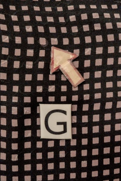 画像20: O0805G 女性用羽織  シルク（正絹） 黒, チェック柄 【中古】【USED】【リサイクル】 ★★☆☆☆【O0805G】 (20)