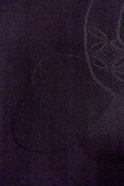 画像9: O0805J 女性用羽織  シルク（正絹） 黒,  【中古】【USED】【リサイクル】 ★★★☆☆【O0805J】 (9)