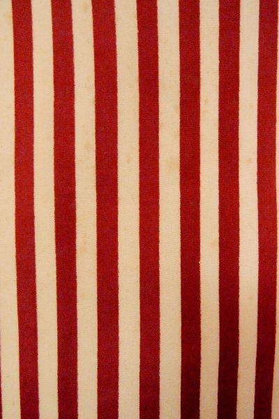 画像6: O0805K 女性用羽織  シルク（正絹） オフ　ホワイト, 縞 【中古】【USED】【リサイクル】 ★☆☆☆☆【O0805K】 (6)