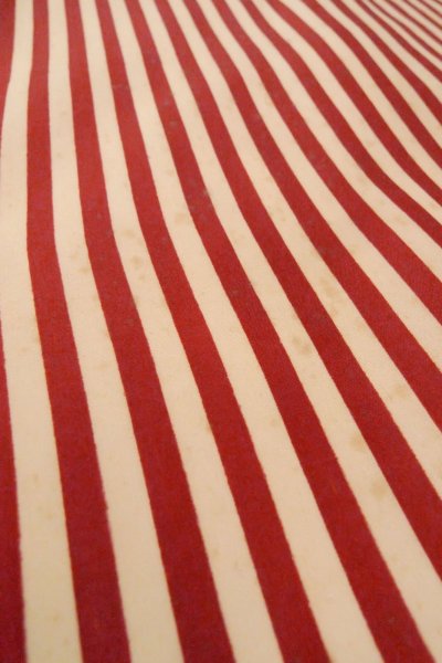 画像10: O0805K 女性用羽織  シルク（正絹） オフ　ホワイト, 縞 【中古】【USED】【リサイクル】 ★☆☆☆☆【O0805K】 (10)