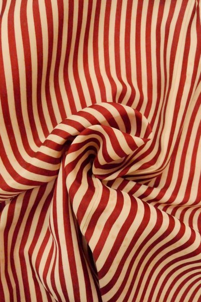 画像12: O0805K 女性用羽織  シルク（正絹） オフ　ホワイト, 縞 【中古】【USED】【リサイクル】 ★☆☆☆☆【O0805K】 (12)