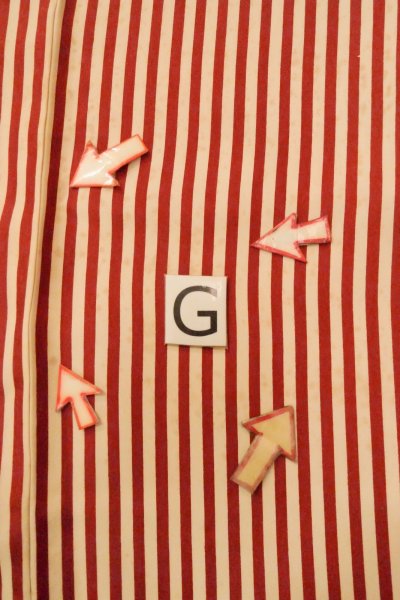 画像20: O0805K 女性用羽織  シルク（正絹） オフ　ホワイト, 縞 【中古】【USED】【リサイクル】 ★☆☆☆☆【O0805K】 (20)