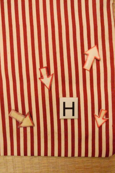 画像21: O0805K 女性用羽織  シルク（正絹） オフ　ホワイト, 縞 【中古】【USED】【リサイクル】 ★☆☆☆☆【O0805K】 (21)