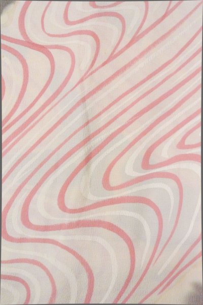 画像6: O0805N 女性用羽織  シルク（正絹） オフ　ホワイト, 流水 【中古】【USED】【リサイクル】 ★★☆☆☆【O0805N】 (6)