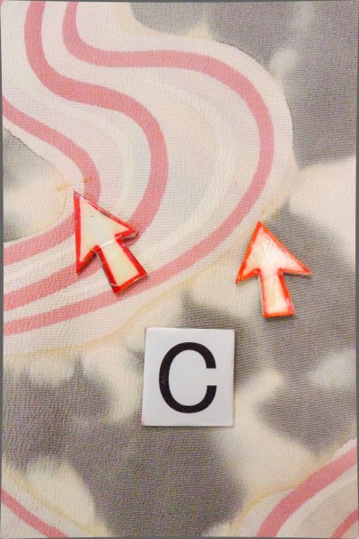 画像16: O0805N 女性用羽織  シルク（正絹） オフ　ホワイト, 流水 【中古】【USED】【リサイクル】 ★★☆☆☆【O0805N】 (16)