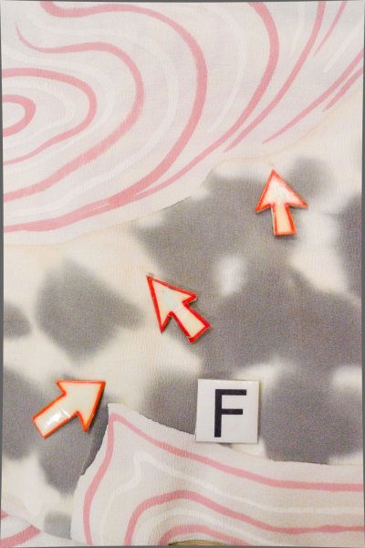 画像18: O0805N 女性用羽織  シルク（正絹） オフ　ホワイト, 流水 【中古】【USED】【リサイクル】 ★★☆☆☆【O0805N】 (18)