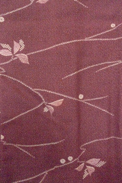 画像4: O0805O 女性用羽織  化繊 紫色, 花 【中古】【USED】【リサイクル】 ★★★☆☆【O0805O】 (4)