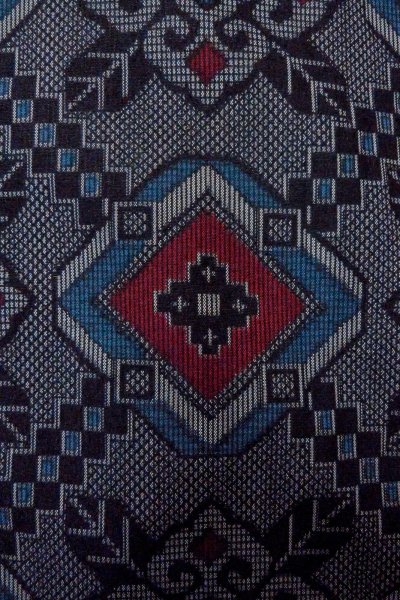 画像6: O0805P 女性用羽織  シルク（正絹） 灰色, 花 【中古】【USED】【リサイクル】 ★★★★☆【O0805P】 (6)