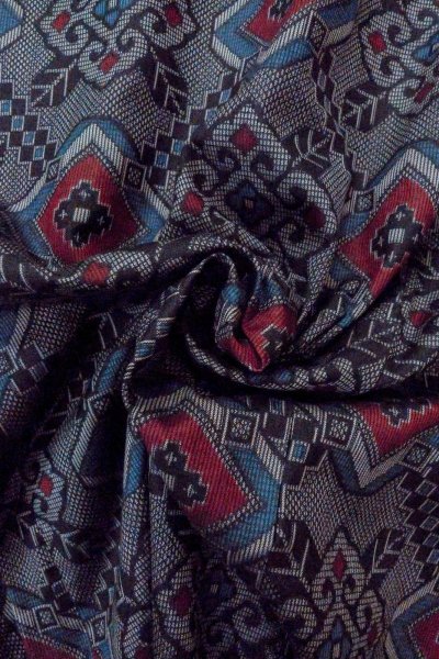 画像12: O0805P 女性用羽織  シルク（正絹） 灰色, 花 【中古】【USED】【リサイクル】 ★★★★☆【O0805P】 (12)