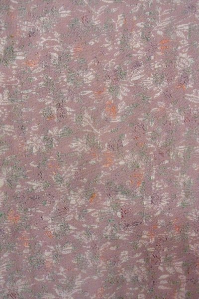 画像5: O0805R 女性用羽織  ウール 茶色, 花 【中古】【USED】【リサイクル】 ★★☆☆☆【O0805R】 (5)