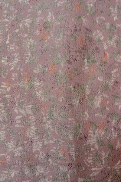 画像6: O0805R 女性用羽織  ウール 茶色, 花 【中古】【USED】【リサイクル】 ★★☆☆☆【O0805R】 (6)