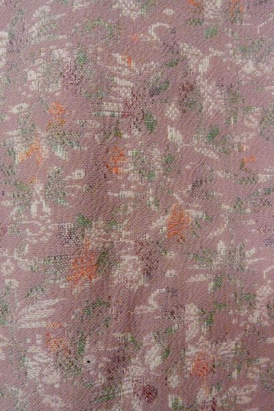 画像7: O0805R 女性用羽織  ウール 茶色, 花 【中古】【USED】【リサイクル】 ★★☆☆☆【O0805R】 (7)