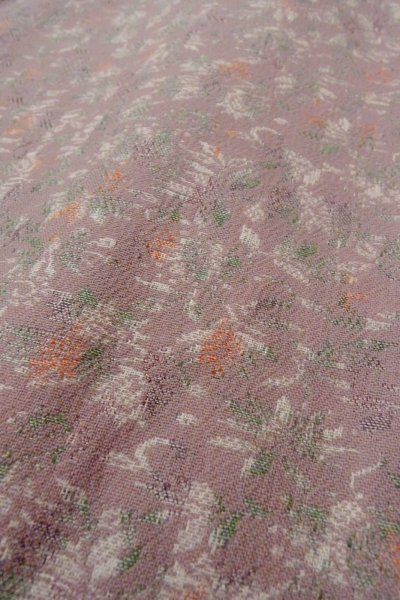 画像8: O0805R 女性用羽織  ウール 茶色, 花 【中古】【USED】【リサイクル】 ★★☆☆☆【O0805R】 (8)