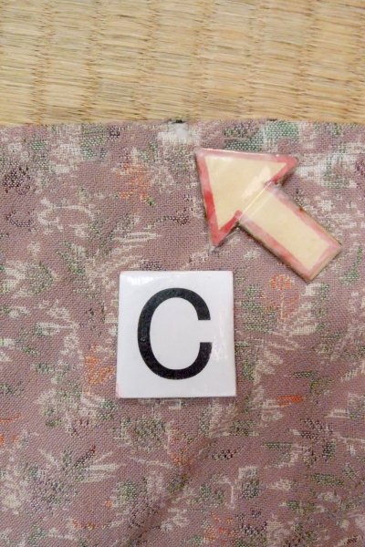 画像16: O0805R 女性用羽織  ウール 茶色, 花 【中古】【USED】【リサイクル】 ★★☆☆☆【O0805R】 (16)