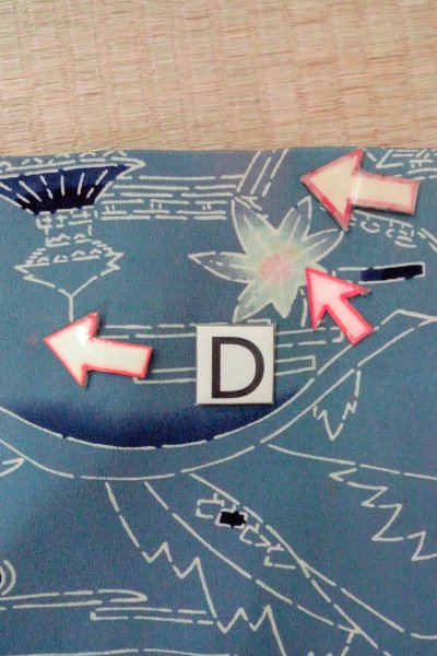 画像17: O0805S 女性用羽織  シルク（正絹） 灰色がかった青, もみじ 【中古】【USED】【リサイクル】 ★★☆☆☆【O0805S】 (17)