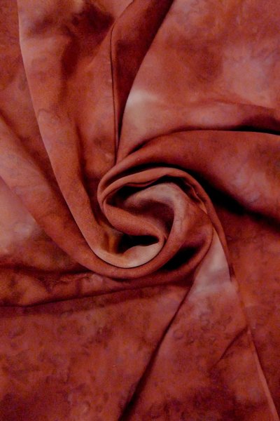 画像12: O0805U 女性用羽織  シルク（正絹） 深いえんじ, ぼかし 【中古】【USED】【リサイクル】 ★★★★☆【O0805U】 (12)