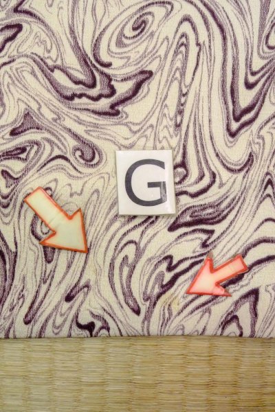 画像20: O0805X 女性用羽織  シルク（正絹） 白, 木目 【中古】【USED】【リサイクル】 ★★☆☆☆【O0805X】 (20)