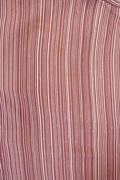 画像3: O0805Z 女性用羽織  シルク（正絹） 深いえんじ, 竹 【中古】【USED】【リサイクル】 ★★★☆☆【O0805Z】 (3)