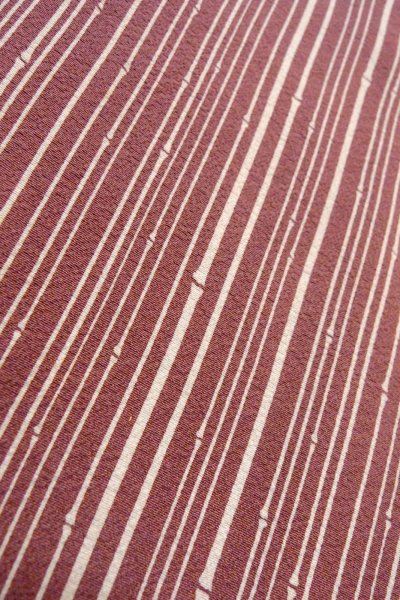 画像9: O0805Z 女性用羽織  シルク（正絹） 深いえんじ, 竹 【中古】【USED】【リサイクル】 ★★★☆☆【O0805Z】 (9)