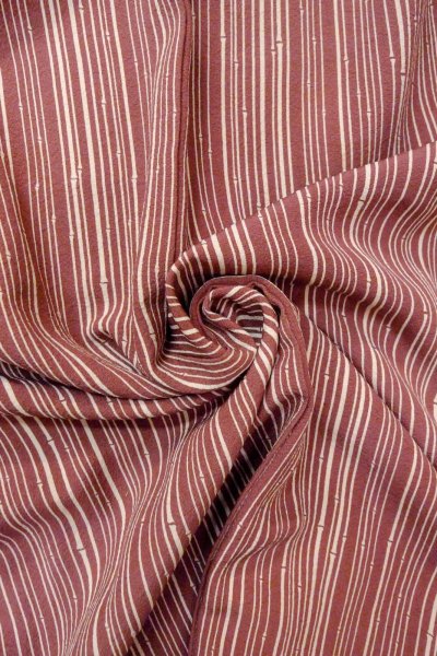 画像12: O0805Z 女性用羽織  シルク（正絹） 深いえんじ, 竹 【中古】【USED】【リサイクル】 ★★★☆☆【O0805Z】 (12)