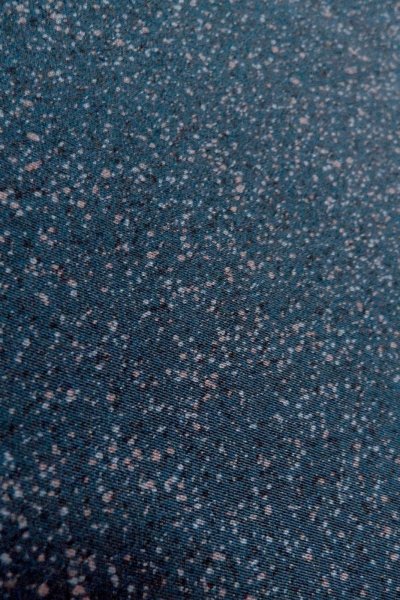 画像9: O0806A 女性用羽織  シルク（正絹） 深い藍, 小さな点々 【中古】【USED】【リサイクル】 ★★★★☆【O0806A】 (9)