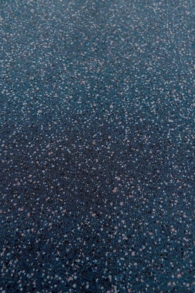 画像10: O0806A 女性用羽織  シルク（正絹） 深い藍, 小さな点々 【中古】【USED】【リサイクル】 ★★★★☆【O0806A】 (10)