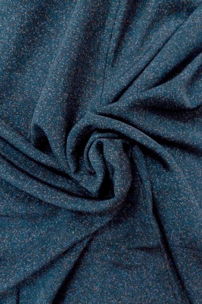 画像12: O0806A 女性用羽織  シルク（正絹） 深い藍, 小さな点々 【中古】【USED】【リサイクル】 ★★★★☆【O0806A】 (12)