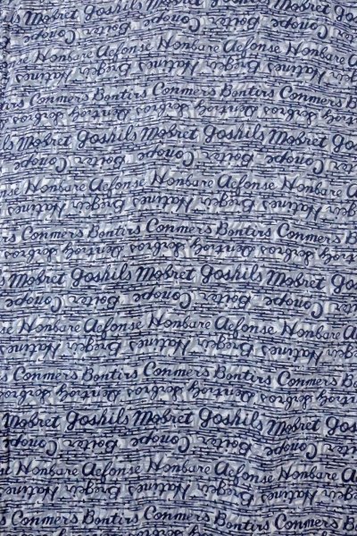 画像3: O0826C 男性用浴衣（日本製）  綿 藍,  【中古】【USED】【リサイクル】 ★★☆☆☆【O0826C】 (3)