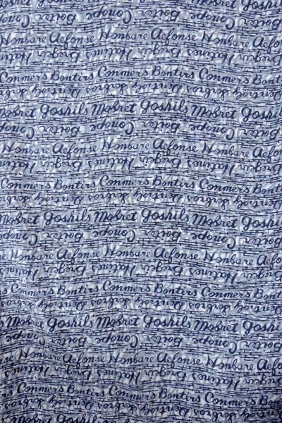 画像4: O0826C 男性用浴衣（日本製）  綿 藍,  【中古】【USED】【リサイクル】 ★★☆☆☆【O0826C】 (4)