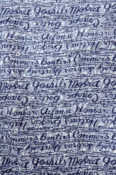 画像5: O0826C 男性用浴衣（日本製）  綿 藍,  【中古】【USED】【リサイクル】 ★★☆☆☆【O0826C】 (5)