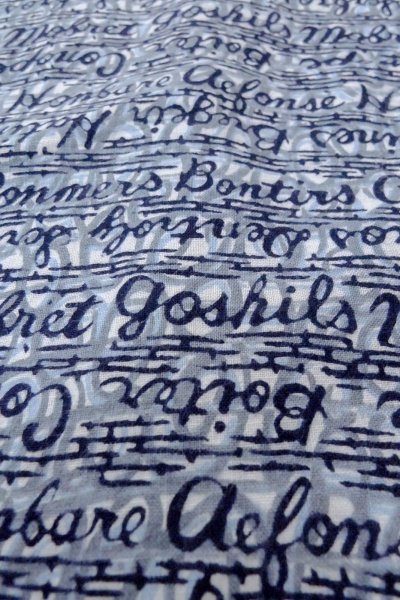 画像9: O0826C 男性用浴衣（日本製）  綿 藍,  【中古】【USED】【リサイクル】 ★★☆☆☆【O0826C】 (9)