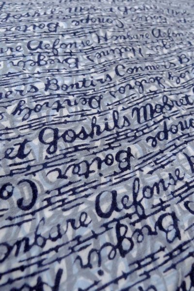 画像10: O0826C 男性用浴衣（日本製）  綿 藍,  【中古】【USED】【リサイクル】 ★★☆☆☆【O0826C】 (10)