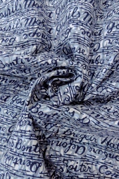 画像11: O0826C 男性用浴衣（日本製）  綿 藍,  【中古】【USED】【リサイクル】 ★★☆☆☆【O0826C】 (11)