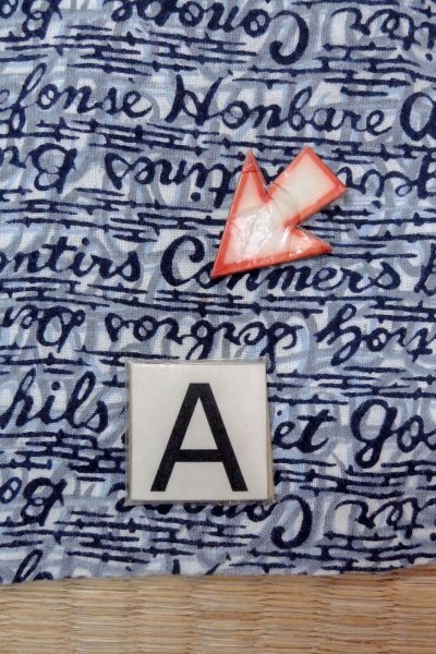 画像14: O0826C 男性用浴衣（日本製）  綿 藍,  【中古】【USED】【リサイクル】 ★★☆☆☆【O0826C】 (14)