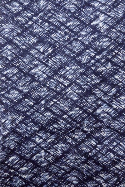 画像5: O0826D 男性用浴衣（日本製）  麻 藍, 抽象的模様 【中古】【USED】【リサイクル】 ★☆☆☆☆【O0826D】 (5)