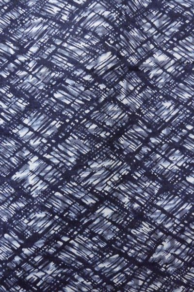 画像6: O0826D 男性用浴衣（日本製）  麻 藍, 抽象的模様 【中古】【USED】【リサイクル】 ★☆☆☆☆【O0826D】 (6)