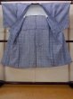 画像2: O0826E 男性用浴衣（日本製）  綿 藍, 抽象的模様 【中古】【USED】【リサイクル】 ★★☆☆☆【O0826E】 (2)