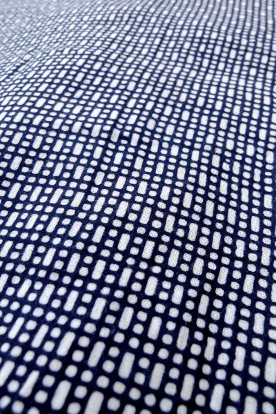 画像8: O0826E 男性用浴衣（日本製）  綿 藍, 抽象的模様 【中古】【USED】【リサイクル】 ★★☆☆☆【O0826E】 (8)