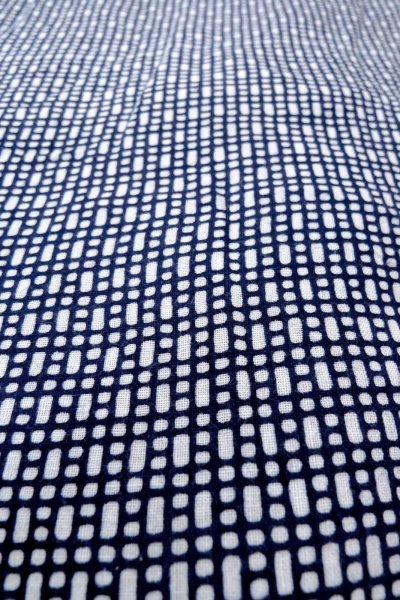 画像9: O0826E 男性用浴衣（日本製）  綿 藍, 抽象的模様 【中古】【USED】【リサイクル】 ★★☆☆☆【O0826E】 (9)