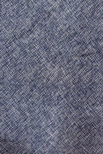 画像4: O0826G 女性用浴衣（日本製）  綿 藍, チェック柄 【中古】【USED】【リサイクル】 ★☆☆☆☆【O0826G】 (4)