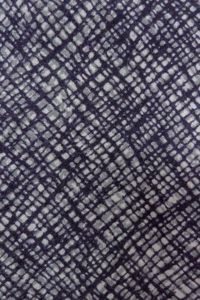 画像7: O0826G 女性用浴衣（日本製）  綿 藍, チェック柄 【中古】【USED】【リサイクル】 ★☆☆☆☆【O0826G】 (7)