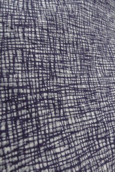 画像9: O0826G 女性用浴衣（日本製）  綿 藍, チェック柄 【中古】【USED】【リサイクル】 ★☆☆☆☆【O0826G】 (9)